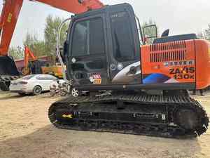 Excavadora Usada de 13 Toneladas Hitachi Zx130 Fabricada en JAPÓN, Máquina Original Hitachi Zx130 de 13 Toneladas en Venta - Product Image 2