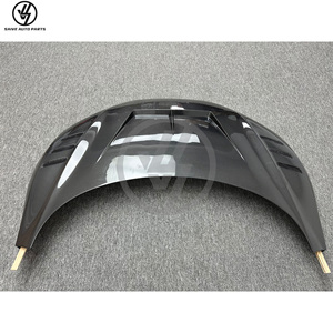 1016 New Carbon Fiber Hood <b>Bonnet</b> for Audi R8 2010 Black Glossy Twill Weave Vacuum Bagged Accurate 1:1 Fitment - Product Image 4