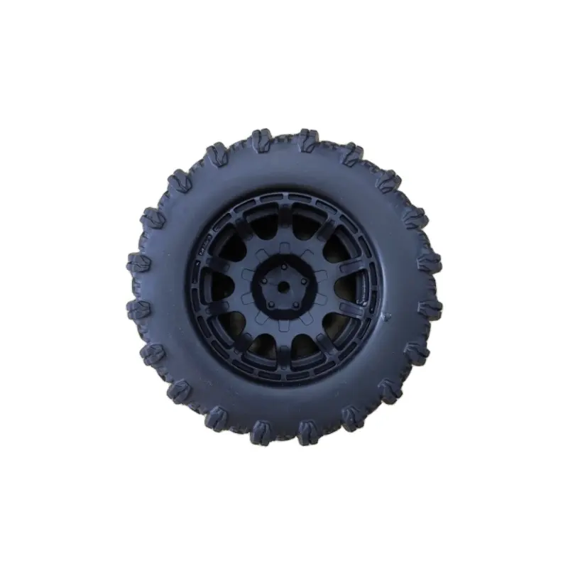 12mm Hex RC Truck 2.8" mounted RC Tires and wheels Rims with Foam Inserts for RC Crawler Car
