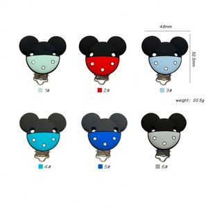 Attache-tétine bébé en silicone sans BPA avec perles à mâcher de 0 à 4 ans - Product Image 2