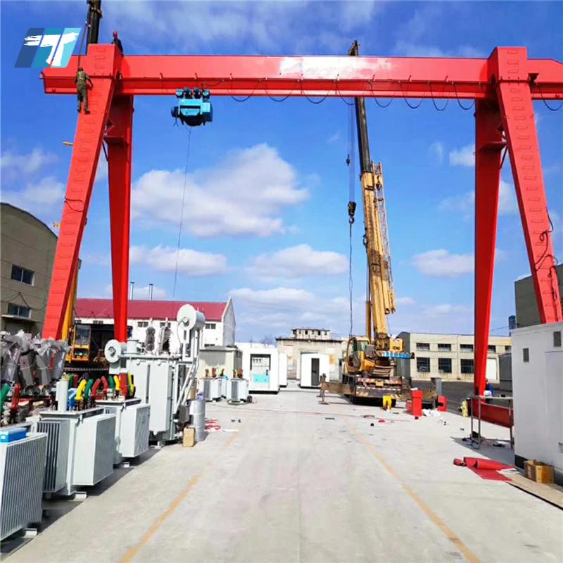 Factory Outlet Accept Customization 1-100tons Single Double Girder Rail Mounted Gantry Portal Crane