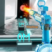 Nouveau pistolet à eau électrique Desert Eagle lumineux avec LED, pistolet à eau automatique électrique pour enfants, jouets d'été, jouets pour fête à la piscine