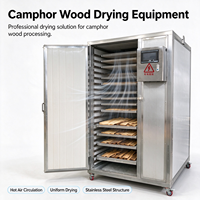 Équipement de séchage du bois de camphre, sécheuse à bois commerciale avec circulation d'air chaud pour le bois de camphre frais