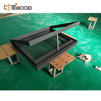 Ventana de Techo Automática de Aluminio de Doble Acristalamiento, Duradera y de Primera Calidad, con Protección UV para Casas Modernas