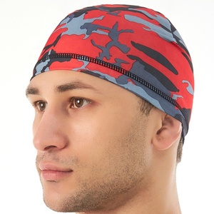 Giá Rẻ Tùy Chỉnh Mùa Hè Kem Chống Nắng Màu Rắn Camo Đi Xe Đạp Chạy Unisex Thể Thao Skull Cap Xe Máy Mũ Bảo Hiểm Lót Sóng Không Có Vành <span class=keywords><strong>Hat</strong></span> - Product Image 6