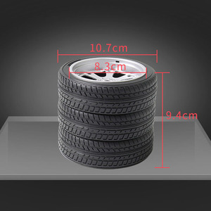 Porte-stylos en plastique noir en forme de pneu de voiture, imprimé sérigraphié, design créatif, cadeaux promotionnels en gros - Product Image 2