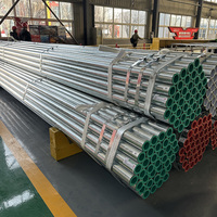 Tube rond galvanisé à chaud pour échafaudage 48,3 mm pour la construction en climat humide côtier