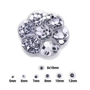 Pack of 500pcs <strong>Googly</strong> Moving Eyes Plastic DIY Toy Accessories Creative Paste Toys for Kids &amp; Adults for Craft &amp; Plush Toy Design - Product Image 4