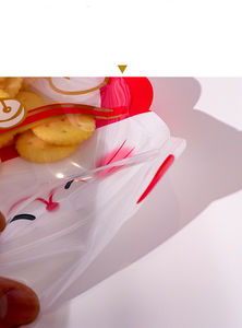 Emballage de bonbons en chanvre à fermeture éclair pour enfants, sac debout en mylar à imprimé personnalisé en plastique gommé ours - Product Image 3