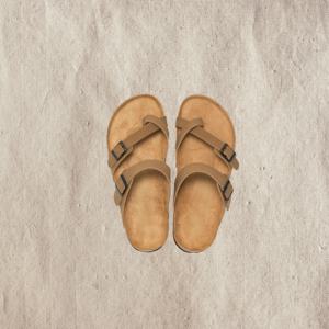 Collection Automne-Été 2025 : Chaussures de plage élégantes pour couple, tendance, en liège, à enfiler, pour homme et femme, style décontracté - Product Image 1