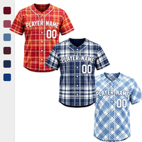 Camisetas de Béisbol Personalizadas con Logotipo y Número del Equipo Cosidos en Tela de Malla Transpirable Tipo Bird Eye para Adultos, Liga de Softbol de Verano