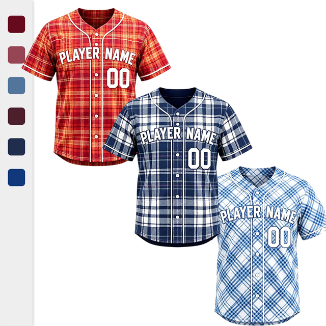 Breathable Bird Eye Mesh Fabric Sewn Team Name Number Logo Adult Summer Softball League Custom Stitched Baseball Jerseys
