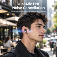 Écouteurs sans fil Imax Space Surround Sound ANC pour son Hi-Fi V6.0, étanches IPX5, autonomie de 3 à 5 heures, charge Type-C, LED