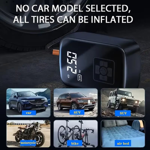 Productos para el Hogar Inteligente: Bomba de Aire Portátil para Automóvil, Inalámbrica, con Pantalla Digital Inteligente para Inflar Neumáticos - Product Image 6