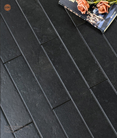 Carreaux de porcelaine décoratifs longs de type métro, aspect pierre, faits à la main, 75x479mm, pour murs commerciaux et résidentiels