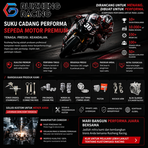 Kit de pistones Ruizheng Racing 13/14/15 Pin 58mm 59mm 60mm 61mm 65mm 66mm Pistones de cabeza plana para Tiger, <span class=keywords><strong>Megapro</strong></span>, CBR, Beat, Jupiter - Product Image 4