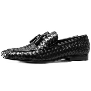 Chaussures pour hommes, style britannique, en cuir neuf, grandes tailles, chaussures formelles et décontractées pour affaires, chaussures de mariage respirantes et résistantes à l'usure - Product Image 3
