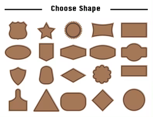 个性化皮革定制标志凹印缝制牛仔裤真皮补丁标签服装橡胶服装标签 - Product Image 2