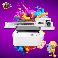Printer Digital Flatbed UV CMYK Portabel New Orient Longke dengan Kepala Ricoh - 600x900mm untuk Casing Ponsel, Kertas, Kartu, Papan MDF, Kayu, Otomatis