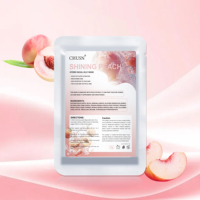 CHUSN Peach Jelly Mask Powder untuk Mencerahkan & Melembapkan Kulit, Pasokan OEM Grosir Salon SPA, Perawatan Wajah Antioksidan