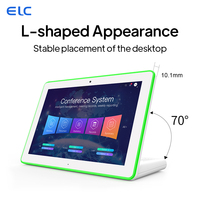Nouvelle tablette Android de bureau en forme de L de 10,1 pouces avec écran tactile antivol, design RK3568, PoE en option et éclairage LED
