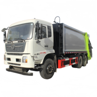 Camion à ordures compacteur diesel Dongfeng 20CBM de grande capacité pour parc industriel africain, camion à ordures 6X4