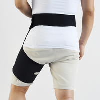 Support de douleur de tension pour blessure à la hanche et récupération de compression sciatique Enveloppe de cuisse pour douleur du nerf sciatique Hernie en néoprène tirée