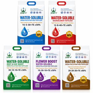 Fertilizzante Organico Idrosolubile NPK <span class=keywords><strong>20</strong></span>-<span class=keywords><strong>20</strong></span>-<span class=keywords><strong>20</strong></span>/30-<span class=keywords><strong>10</strong></span>-<span class=keywords><strong>10</strong></span>/15-5-30/12-8/40-<span class=keywords><strong>10</strong></span>-30 per Fertilizzazione Fogliare e Assorbimento Nutritivo - Product Image 1