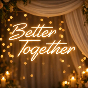 Insegna al Neon Personalizzabile per Matrimoni <span class=keywords><strong>e</strong></span> Feste - Design 'Vuoi Sposarmi?' <span class=keywords><strong>e</strong></span> 'Meglio Insieme?' Illuminazione Pubblicitaria <span class=keywords><strong>e</strong></span> Direzionale - Product Image 3