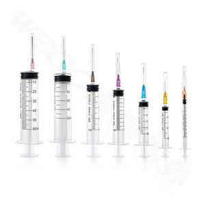 滅菌済み医療用注射器 使い捨て ルアーロック注射器 5ml 1ml - Product Image 1