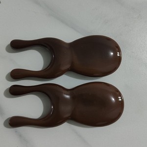 Bâton de massage facial imitation bois de pêche, outil d'acupression manuel pour le lifting du visage et du cou et le déblocage des méridiens - Product Image 4