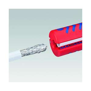 KNIPEX-Outil à dénuder 16 60 100 SB pour câbles coaxiaux Universal - EAN 4003773040811 WIRING TOOLS - Product Image 3