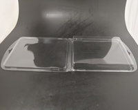En stock boîte de blister à clapet en PVC PET transparent transparent personnalisable emballage de boîte à clapet recyclable