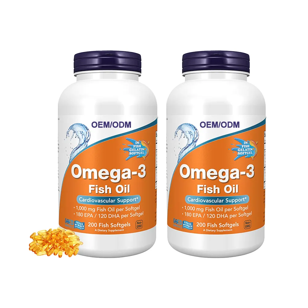 Private label ômega 3 peixe softgel óleo a granel ômega 3 suplementos óleo de peixe