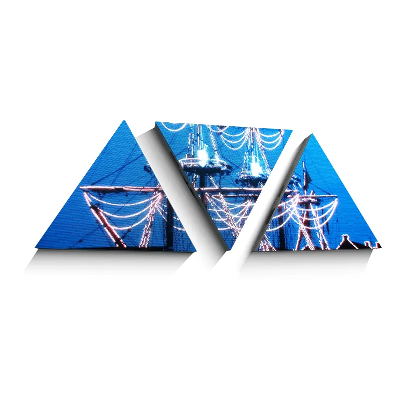 Creative LED Screen Higher Stable SMD2121 RGB Indoor Pixel Pitch P6 Triangle LED Display