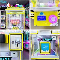 Naughty Dog Factory Design Mini jeu de pince d'arcade à prix, avec personnalisation multi-prises anglaises, 110/220V, facile à installer