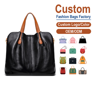 Handwoven Leather Tote Bag, <b>Bow</b> Hardware, OEM/ODM Custom Factory, <b>Large</b>-Capacity Shoulder Bag - Product Image 1