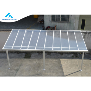 Mái Che Cửa Poly Màu Đen Mái Che Mái Che Ngoài Trời Bằng Polycarbonate Năng Lượng Mặt Trời Mái Che Chống Mưa Ban Công Có Thể Thu Gọn - Product Image 5