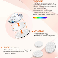 Strass thermocollants de haute qualité YHB, couleur violette, pour chaussures, sacs, tissus, décoration de vêtements, accessoires de bijoux DIY