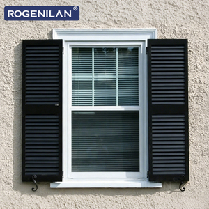 Ventanas Corredizas Verticales de Doble Vidrio Templado y Acristalamiento Doble, Resistentes al Agua <span class=keywords><strong>para</strong></span> <span class=keywords><strong>Exteriores</strong></span>, con Rejilla, de Aluminio, Marca ROGENILAN - Product Image 4