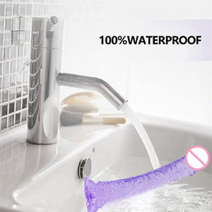 Jelly <span class=keywords><strong>Dildo</strong></span> Riesiger realistischer Sex Männliches Spielzeug Große weibliche Masturbation Verschiedene Zoll Dildos für Frauen Saugnapf <span class=keywords><strong>Dildo</strong></span> - Product Image 6