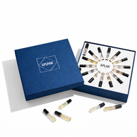 Coffret de découverte de parfums rigides de luxe personnalisé, mini collection d'échantillons de parfum, Caja De Perfume De Lujo Para Set Promocional