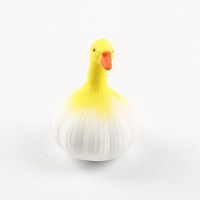 Jouet Squishy Canard Ail Rigolo, Figurine de Dessin Animé Créative à Rebond Lent, Jouet Anti-Stress à Presser, Ornement de Bureau Mignon, Jouet Anti-Stress pour le Bureau