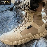 PTG chaussures de randonnée semelle en caoutchouc imperméable Cordura tactique Combat désert bottes de chasse pour hommes