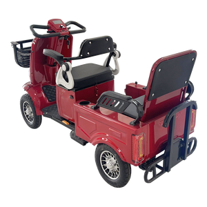 Vehículo Eléctrico Compacto S8 de 4 Ruedas para el Hogar, 2 Pasajeros, Motor sin Escobillas de 60V, Asiento Abatible, Espacio de Carga para Compras y Viajes Cortos - Product Image 6