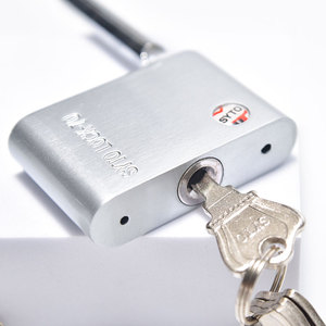 Candado SYTO de seguridad con anillo impermeable de dos tonos, candado de seguridad con esquina redondeada grande, candado de 40mm de haz largo - Product Image 3