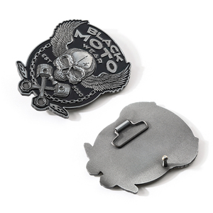 2024, venta al por mayor, hebilla de cinturón de Metal a la moda, hebillas de cinturón personalizadas de Metal de aleación de Zinc, hebillas de cinturón 3D de esmalte colorido para hombres y mujeres - Product Image 4