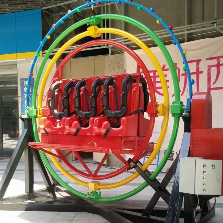 Cina fabbrica a buon mercato all'aperto parco divertimenti giro anello spaziale giroscopio auto-bilanciamento anti-gravità trottola