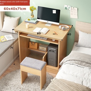 Escritorio sencillo para estudiantes, para casa, apartamento, dormitorio, ordenador, escritorio para estudio pequeño, práctico para todos los entornos - Product Image 6