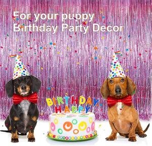 Cortina de Franjas de Folha Metálica com Brilho para o Dia dos Namorados, 4 Peças, Decorações de Festa, Cortina de Franjas Metálicas de Lamê - Product Image 6